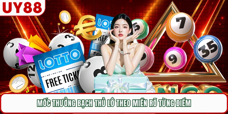 Mốc thưởng bạch thủ lô theo miền rõ từng điểm 